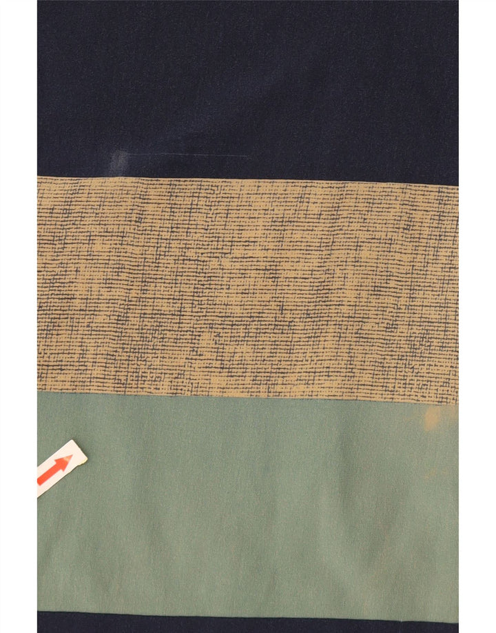 Vintage dameskiftkjole UK 18 XL flerfarvet stribet
