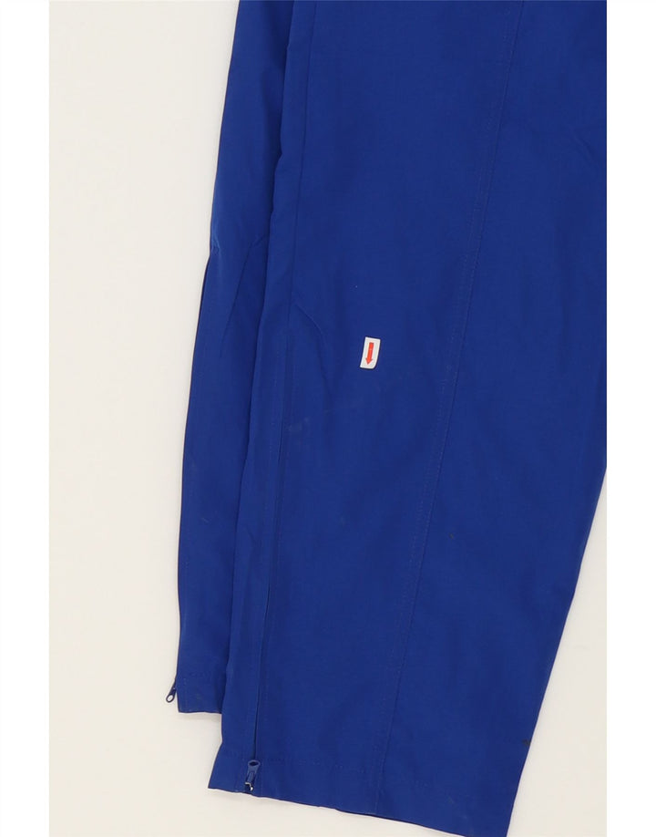 RUSSELL ATHLETIC Womens Graphic Tracksuit Trousers UK 8 Small  Blue Vintage Russell Athletic and Second-Hand Russell Athletic from Messina Hembry 