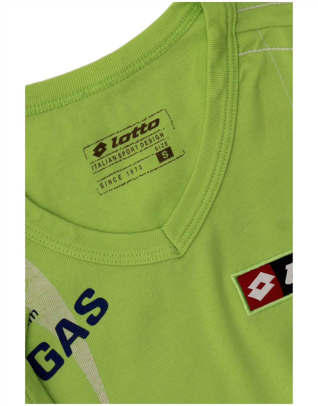 Lotto Dame Grafisk T-Shirt Top UK 10 Lille Grøn