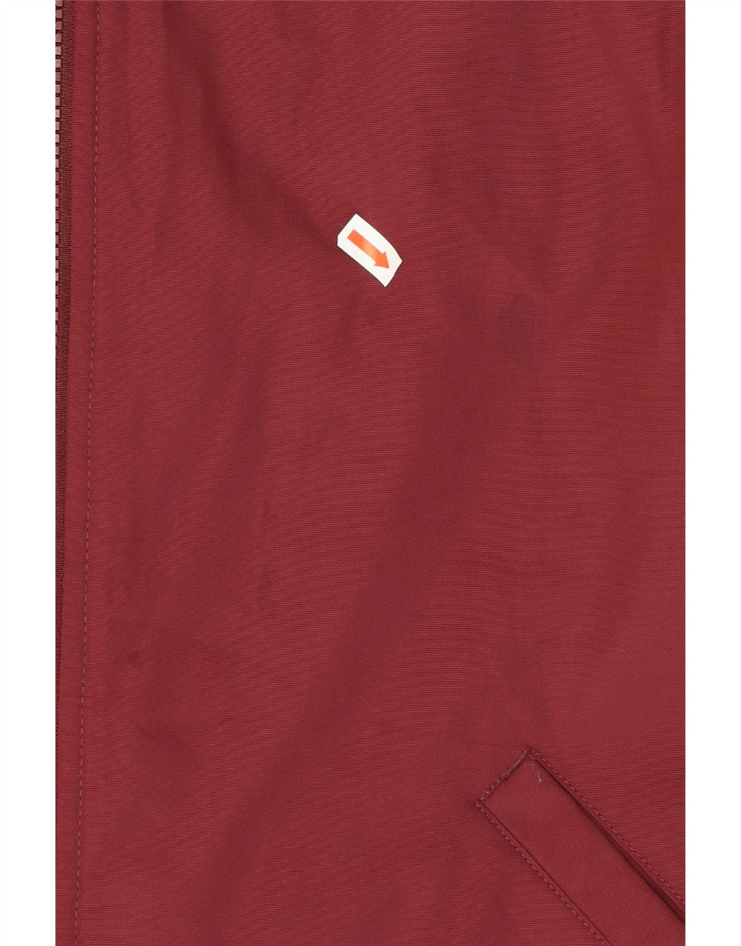 VANS Womens Windbreaker Coat UK 6 XS Burgundy Colourblock Polyester Vintage Vans and Second-Hand Vans from Messina Hembry 