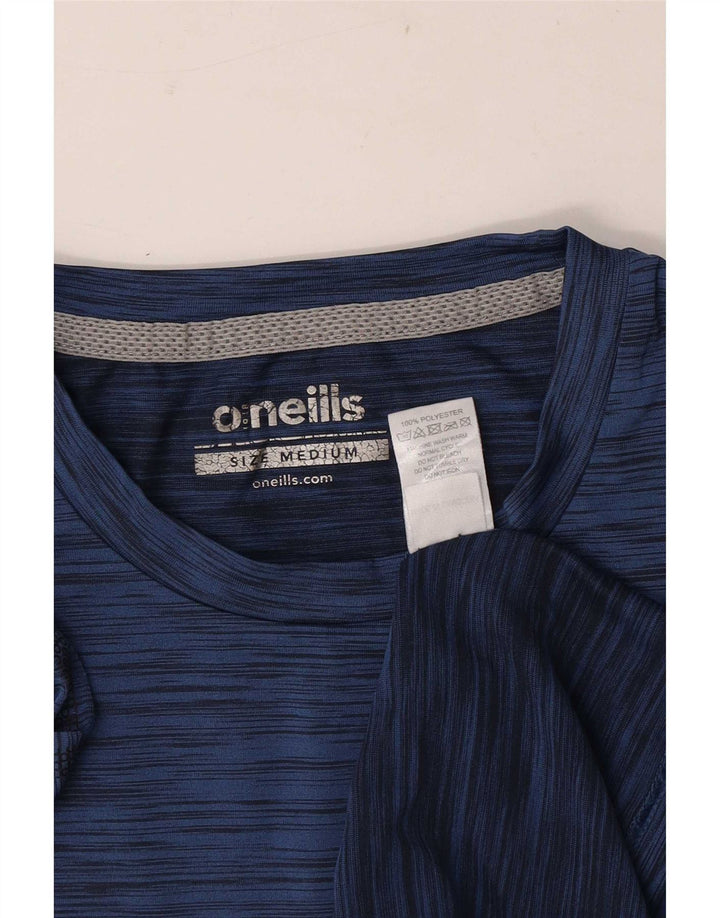 O'Neill Herre T-shirt Top Medium Blue Flecked Polyester