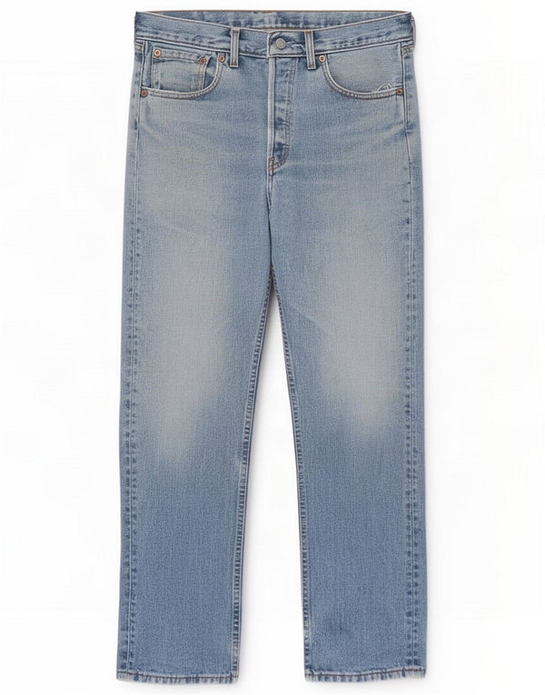 Levi's Herre 517 lige jeans W34 L32 blå bomuld