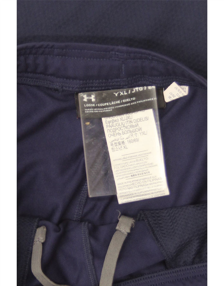 Under Armour drenge træningsdragt bukser 13-14 år XL marineblå polyester