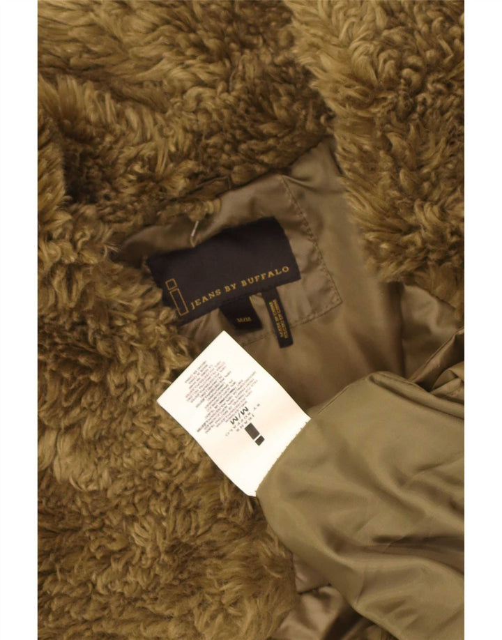 Buffalo Dame Polstret Jakke UK 12 Medium Khaki Polyester