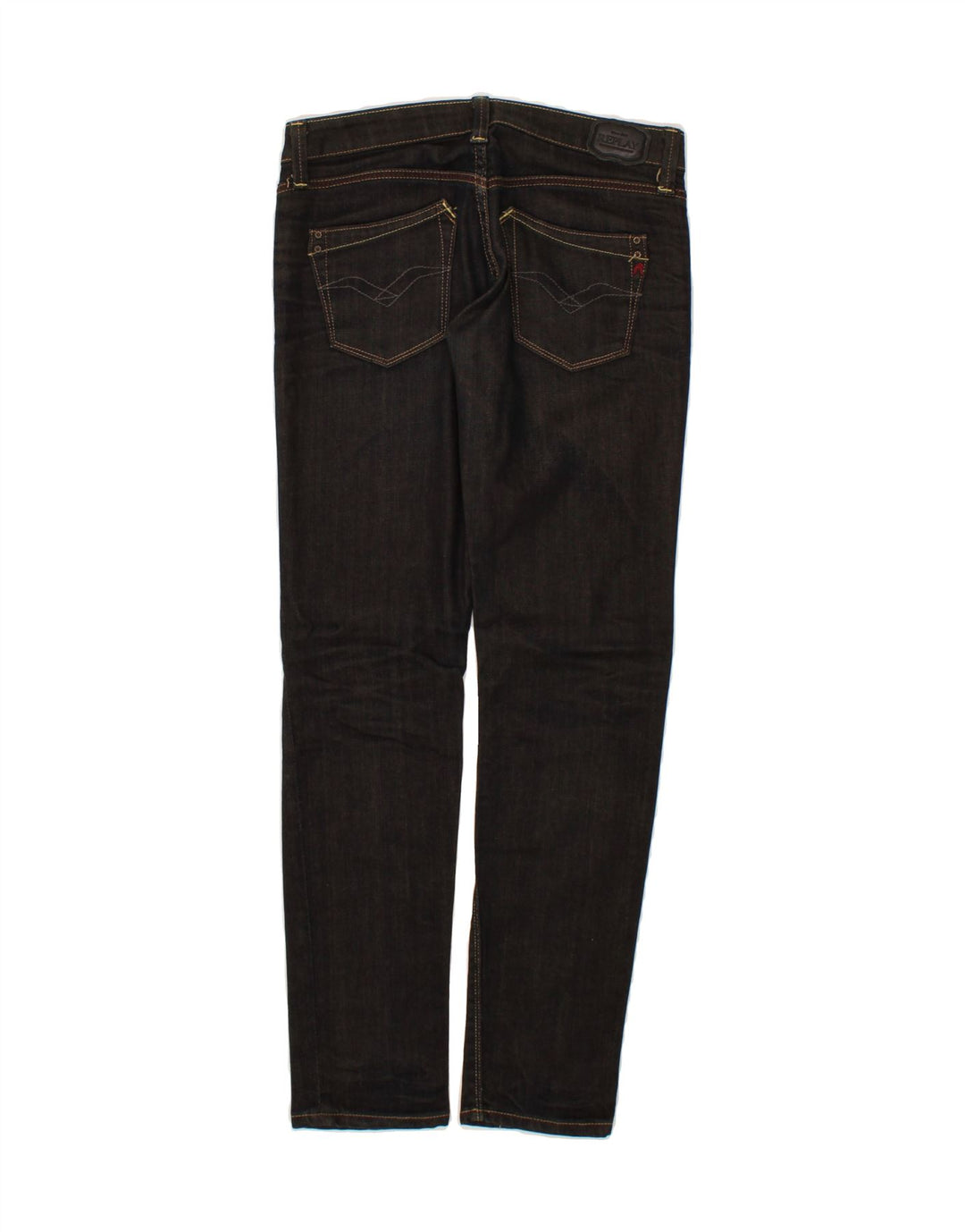 REPLAY Womens Slim Jeans W26 L30 Black Cotton Vintage Replay and Second-Hand Replay from Messina Hembry 