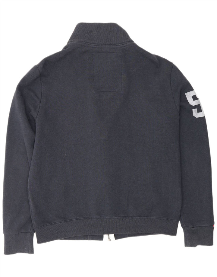 SUPERDRY Herre Track & Field Grafisk træningsdragt Topjakke Large Navy Blue