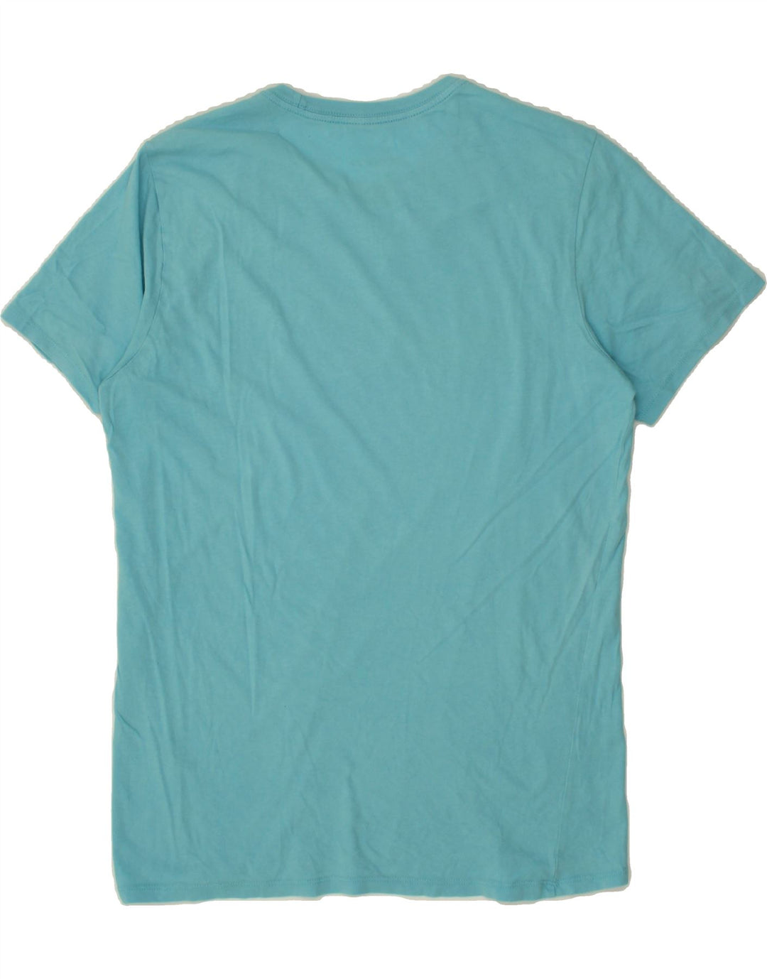 NIKE Womens Athletic Cut Graphic T-Shirt Top UK 14 Medium Turquoise Vintage Nike and Second-Hand Nike from Messina Hembry 