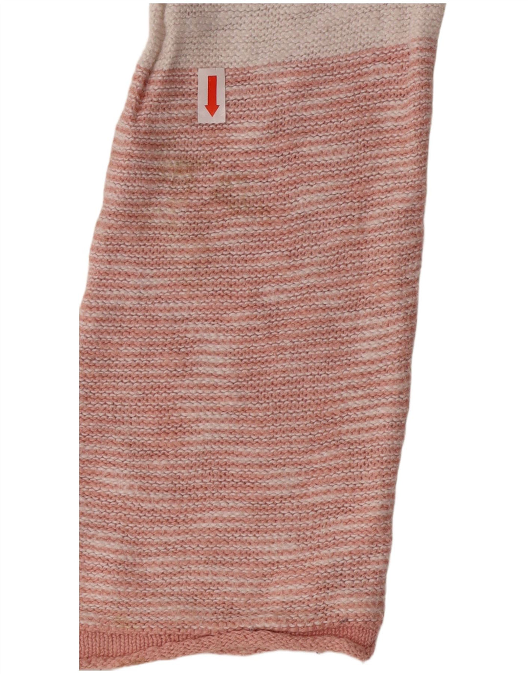 Billabong Dame Boat Neck Jumper Sweater UK 10 Lille Pink Stribet Bomuld