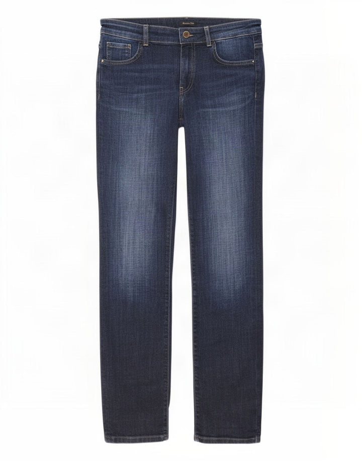 Massimo Dutti Dame Straight Jeans EU 40 Medium W30 L31 Navy Blue
