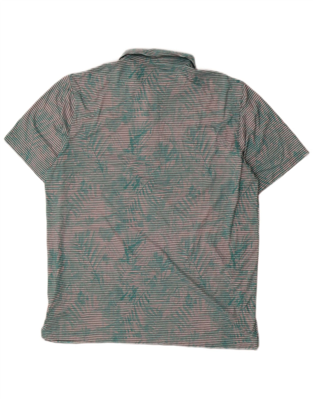 PUMA Poloshirt til mænd XL Grøn nålestribe