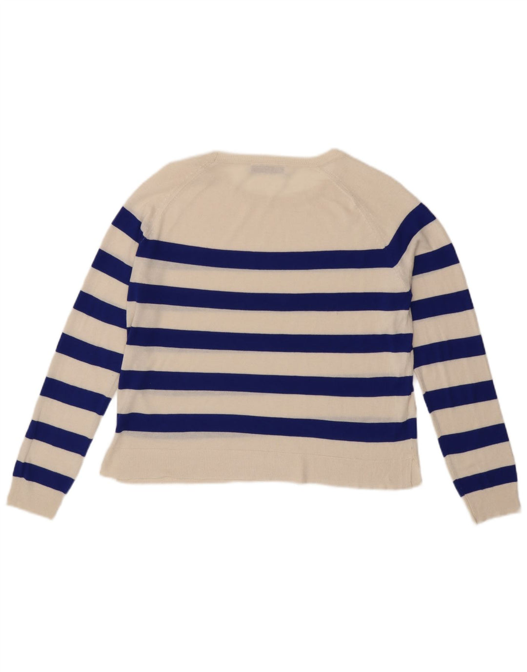 Zara Womens Bolero Top UK 10 Small Off White Stribet
