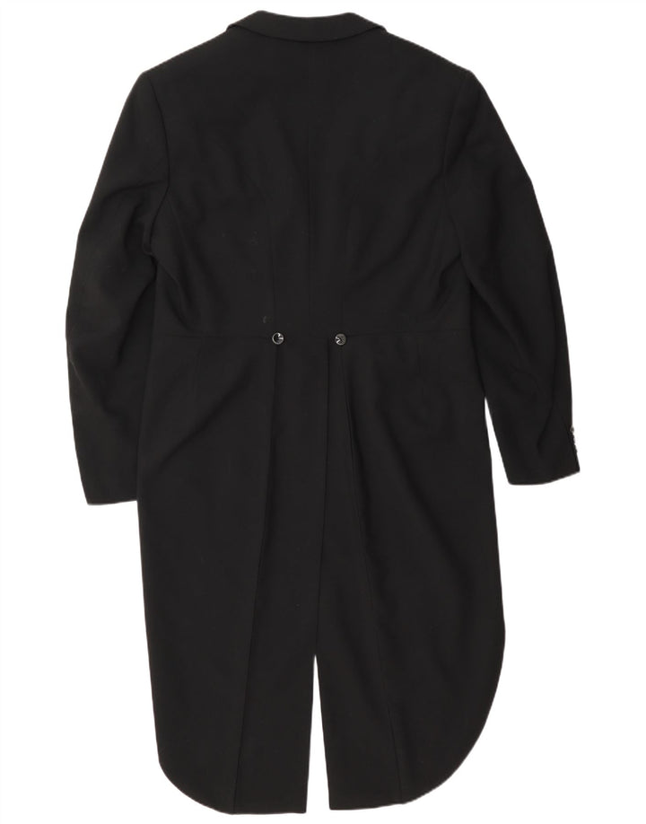 Vintage mænds tailcoat Blazer Jacket UK 36 Small Black