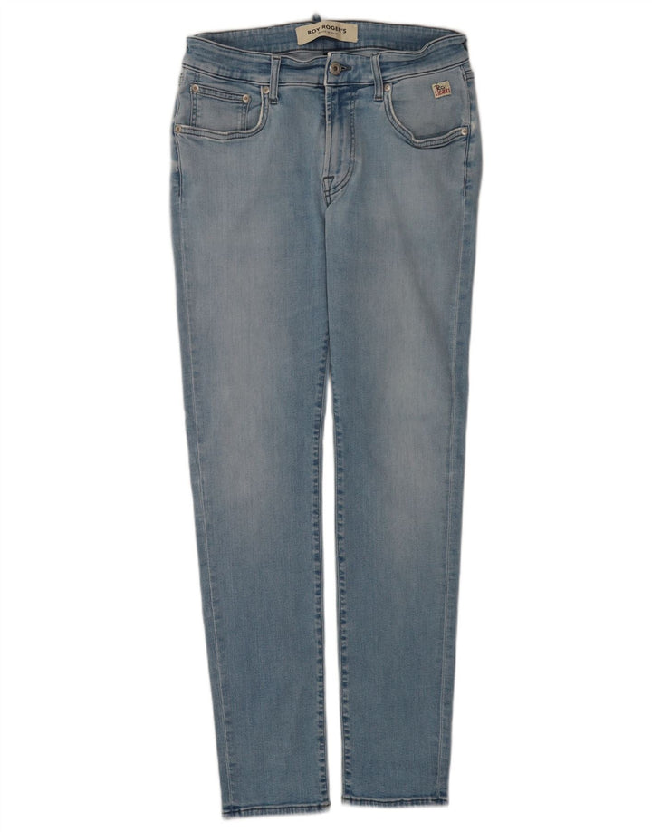 Roy Rogers Dame Slim Jeans W33 L30 Blå Bomuld