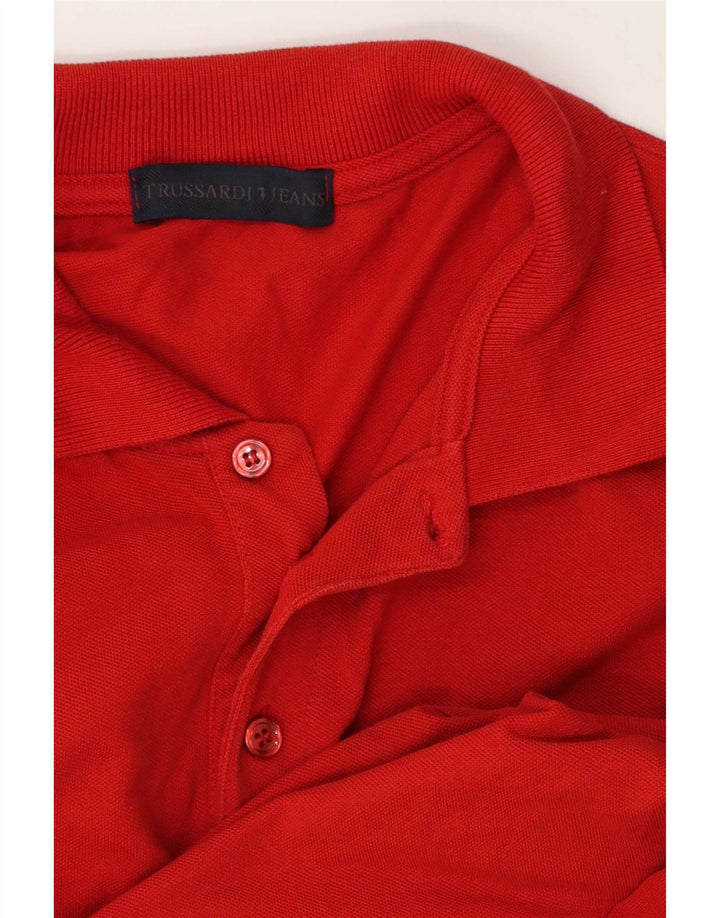 Trussardi Jeans Polo Shirt til mænd XL Rød