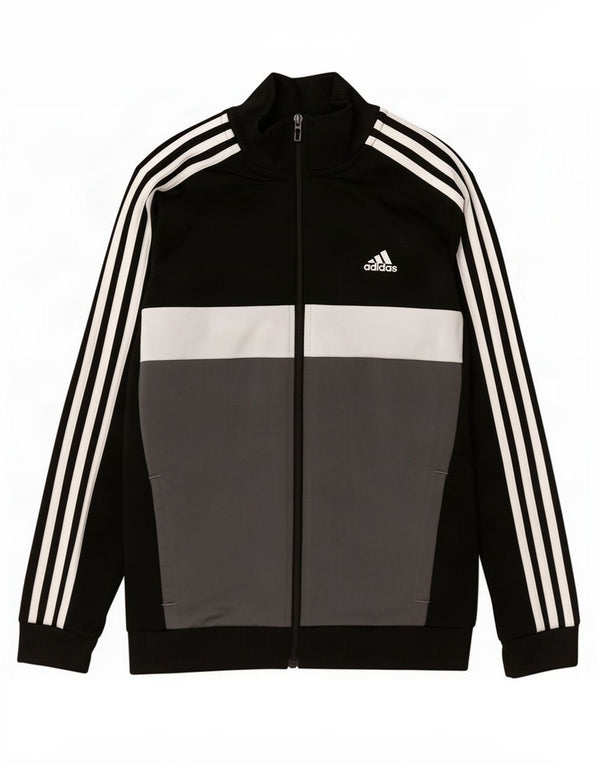 Adidas Boys Aeroready Tracksuit Topjakke 11-12 år Sort Colourblock