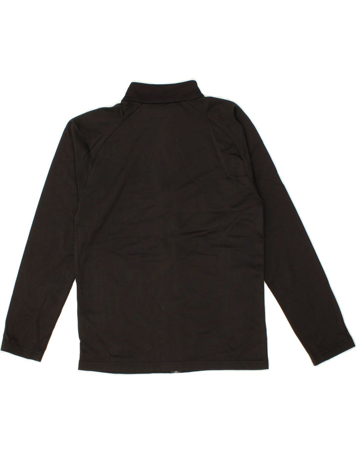 PUMA Boys Tracksuit Top Jacket 11-12 Years Large Black Polyester Vintage Puma and Second-Hand Puma from Messina Hembry 