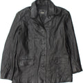 ARM'S Womens Leather Jacket UK 16 Large Black Leather Vintage ARM'S and Second-Hand ARM'S from Messina Hembry 