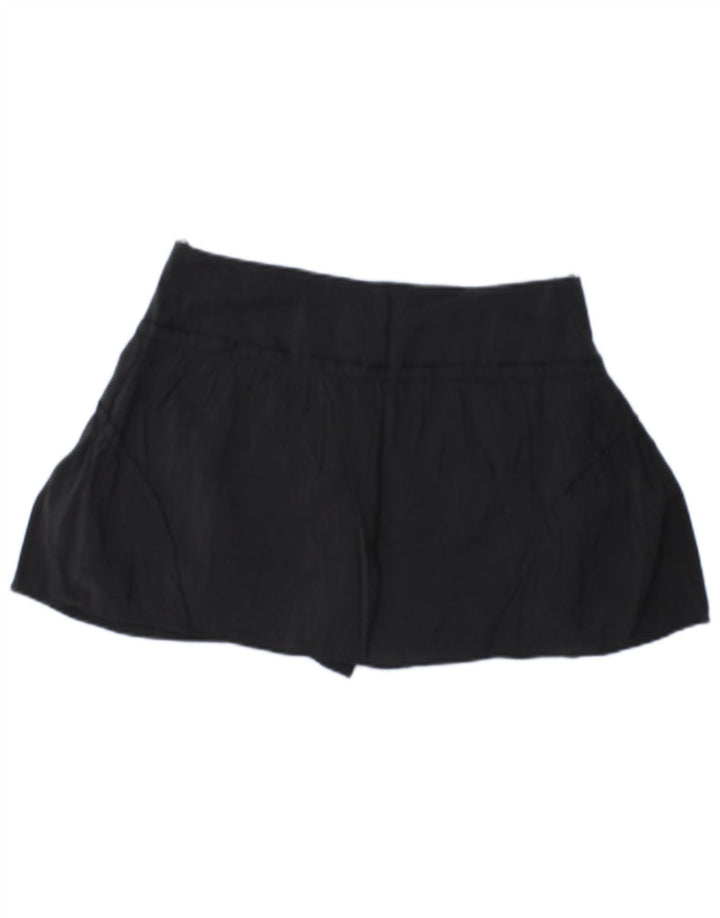 ZARA Dame Mini Skort UK 12 Medium Sort