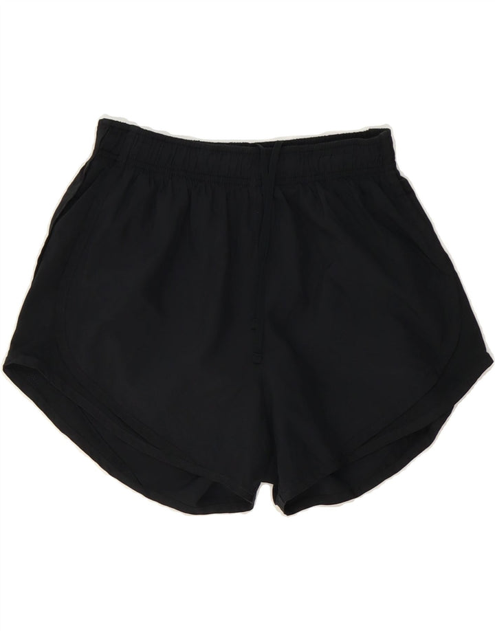 NIKE Womens Dri Fit Sport Shorts UK 10 Small Black Polyester Vintage Nike and Second-Hand Nike from Messina Hembry 
