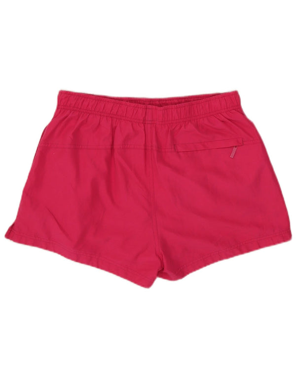 Calvin Klein Grafiske svømmeshorts til kvinder UK 14 Large Pink Colourblock