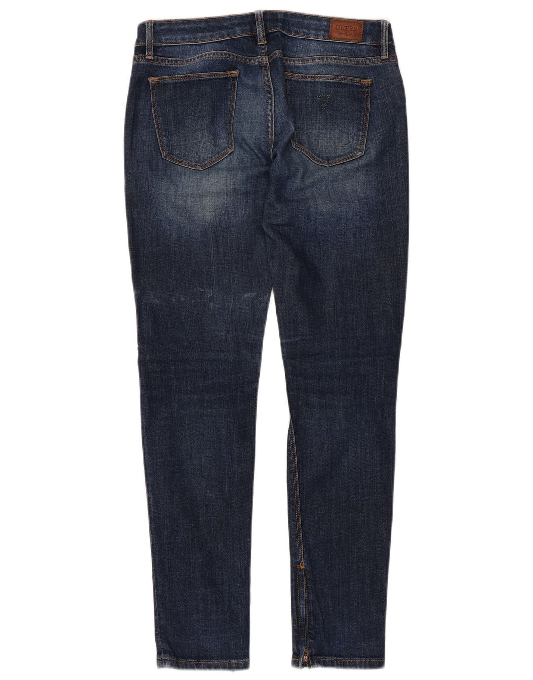 GUESS Dame Beverly Skinny Jeans W27 L29 Blå Bomuld