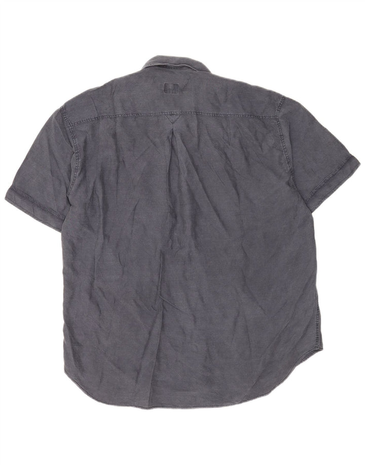Belfe & Belfe Herre Kortærmet Pullover Shirt Medium Grå Silke