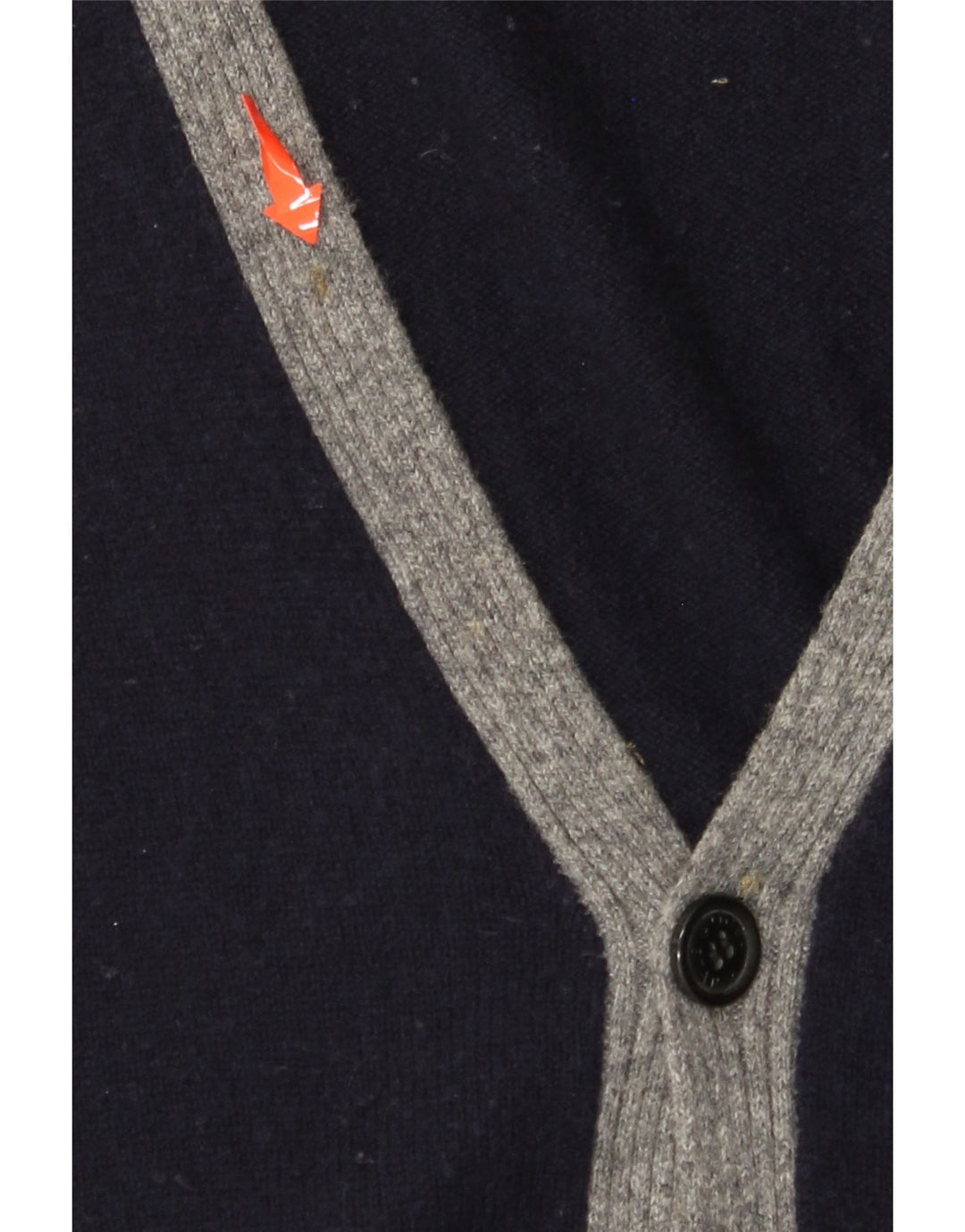 HENRY COTTONS Cardigan sweater til mænd XL Marineblå Colourblock