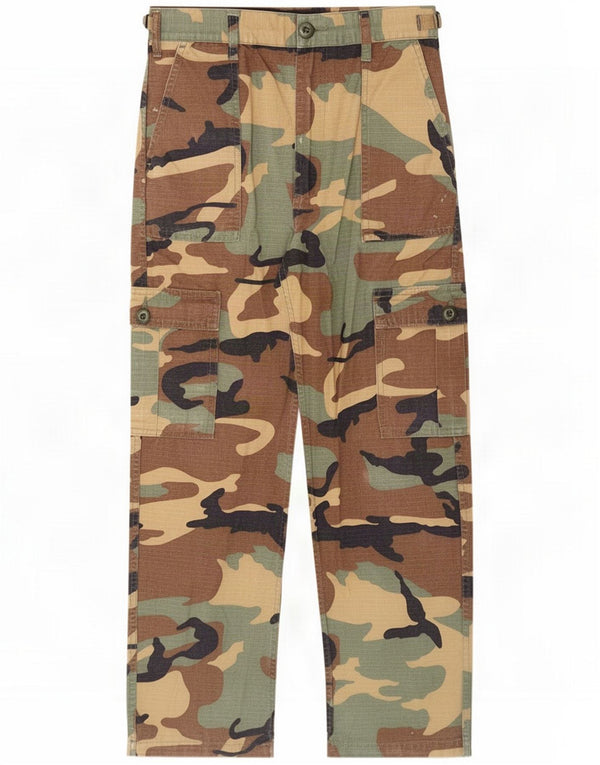 MOC Military Boys Cargo-bukser 14-15 år Large W28 L25 Khaki Army