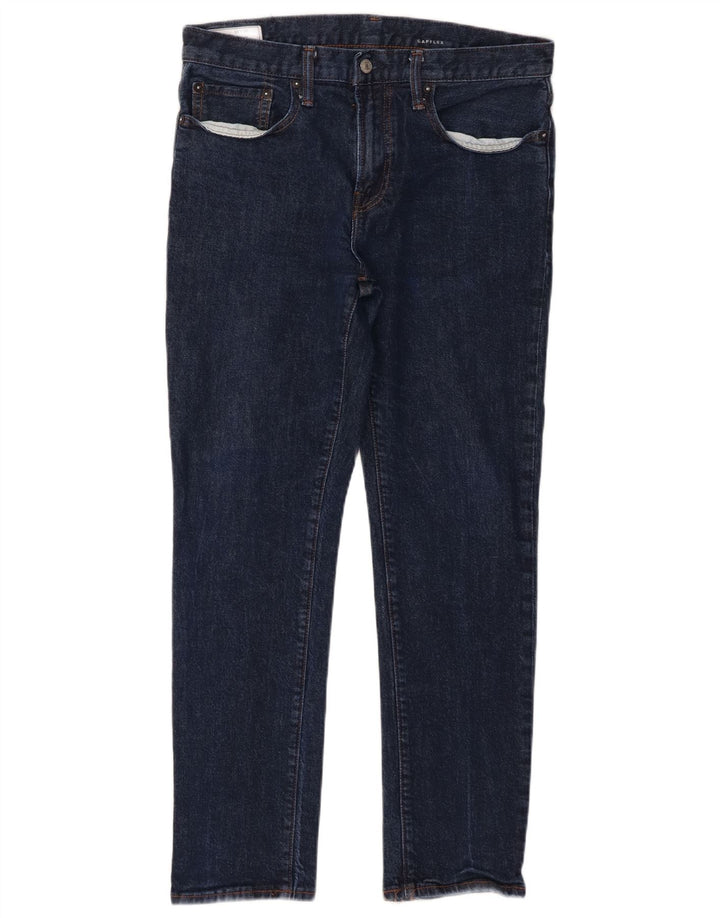 Gap Herre Slim Jeans W31 L30 Marineblå Bomuld