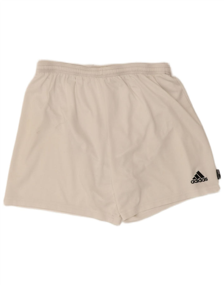 Adidas Herre Climalite Sportshorts 2XL Hvid Polyester