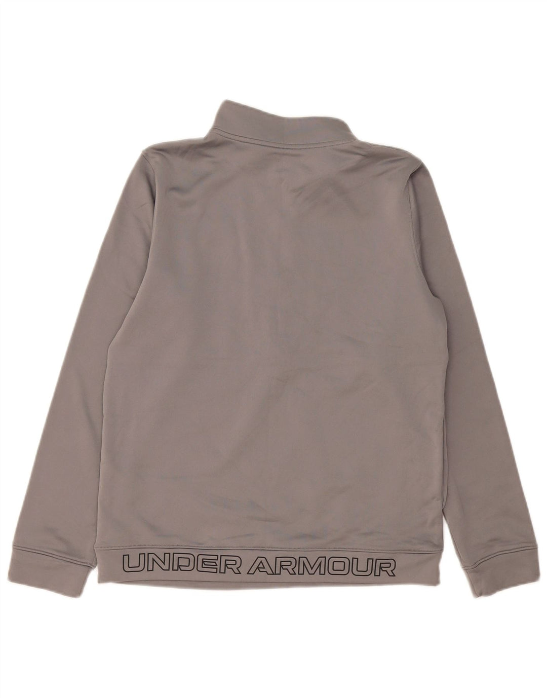 Under Armour drenge sweatshirt med lynlåshals 13-14 år XL Grå polyester