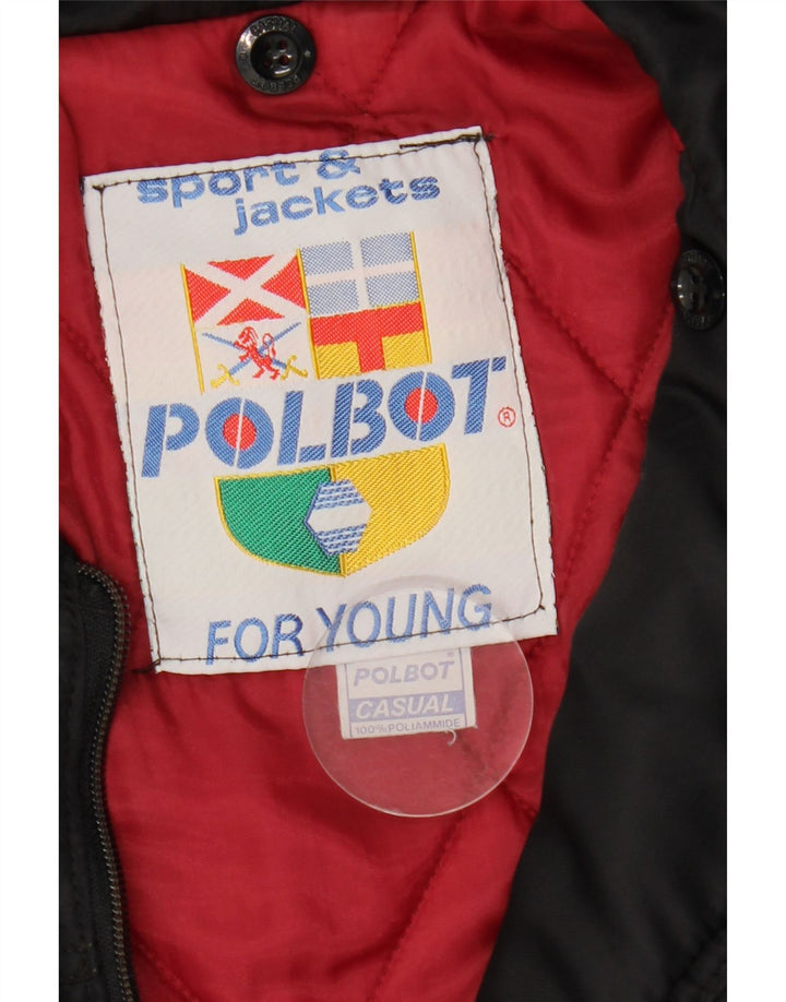 Polbot Herre Bomber Jacket UK 42 XL Sort Polyamid