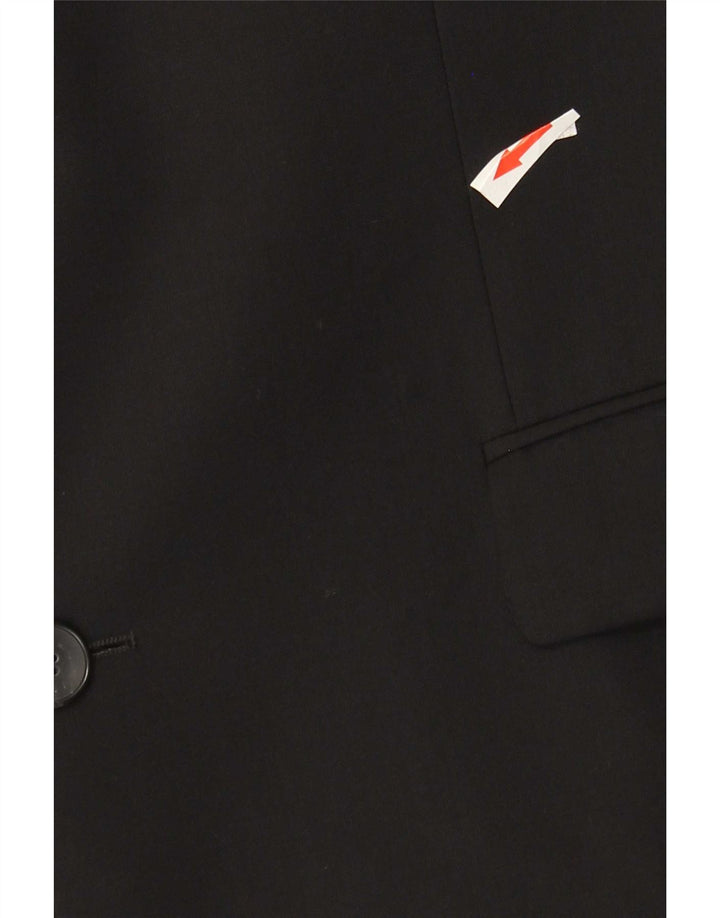 Hugo Boss Herre 2-knaps blazerjakke EU 50 Stor sort uld