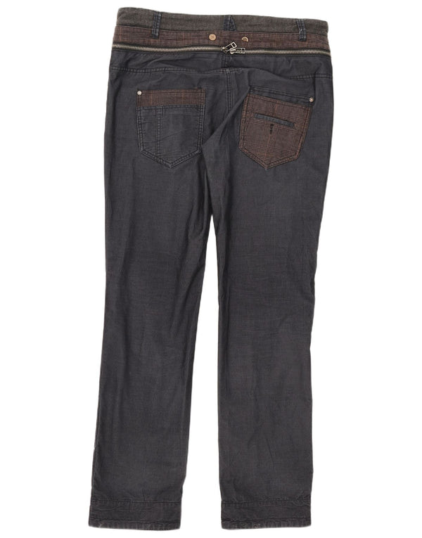 Desigual Slim Jeans til mænd W36 L34 Blå nålestribet bomuld