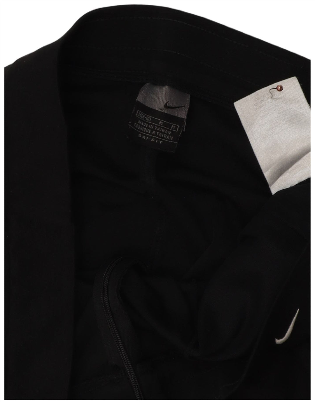 NIKE Dri Fit træningsdragtsbukser til kvinder US 8/10 Medium Black Polyester