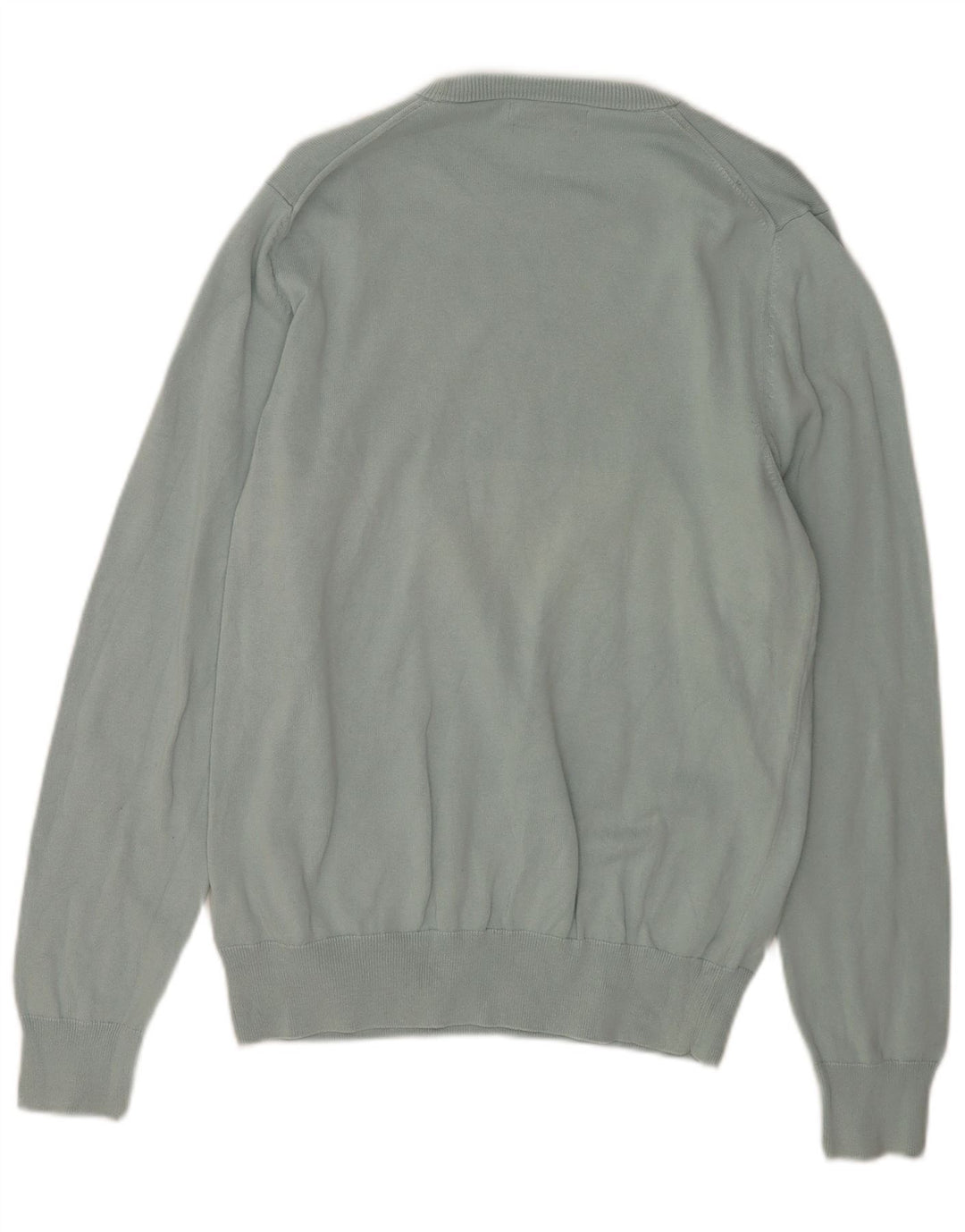 Marks & Spencer Herre sweater med rund hals, mellemblå bomuld