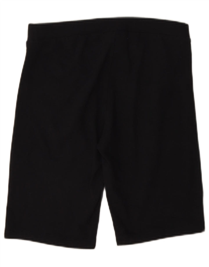 Champion Womens Sports Shorts UK 14 Medium Black Bomuld