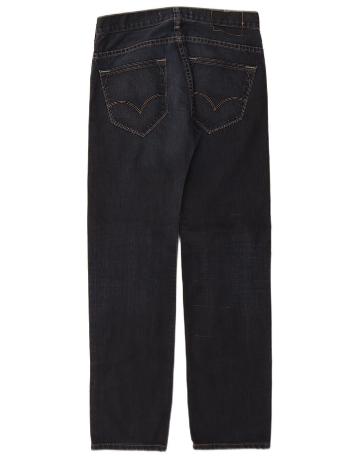 Levi's Herre 504 lige jeans W30 L30 Marineblå bomuld
