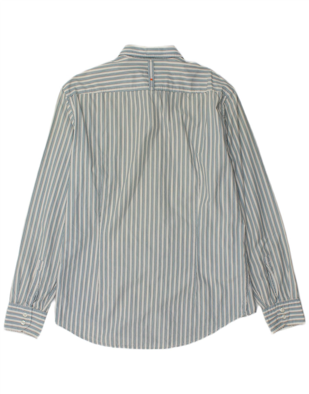 Hugo Boss drengeskjorte 15-16 år Stor blåstribet bomuld