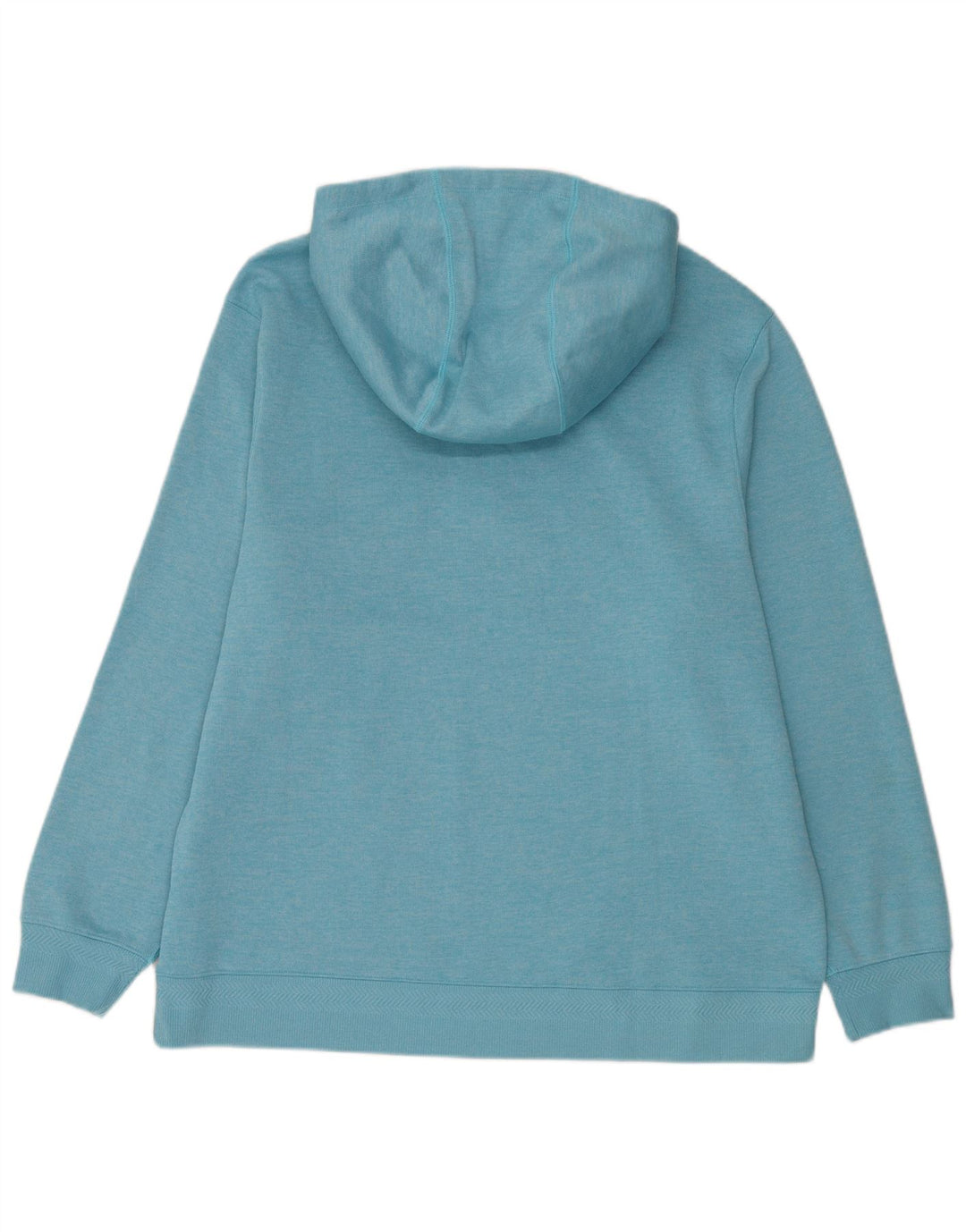 Nike hættetrøje med lynlås til mænd XL blå polyester