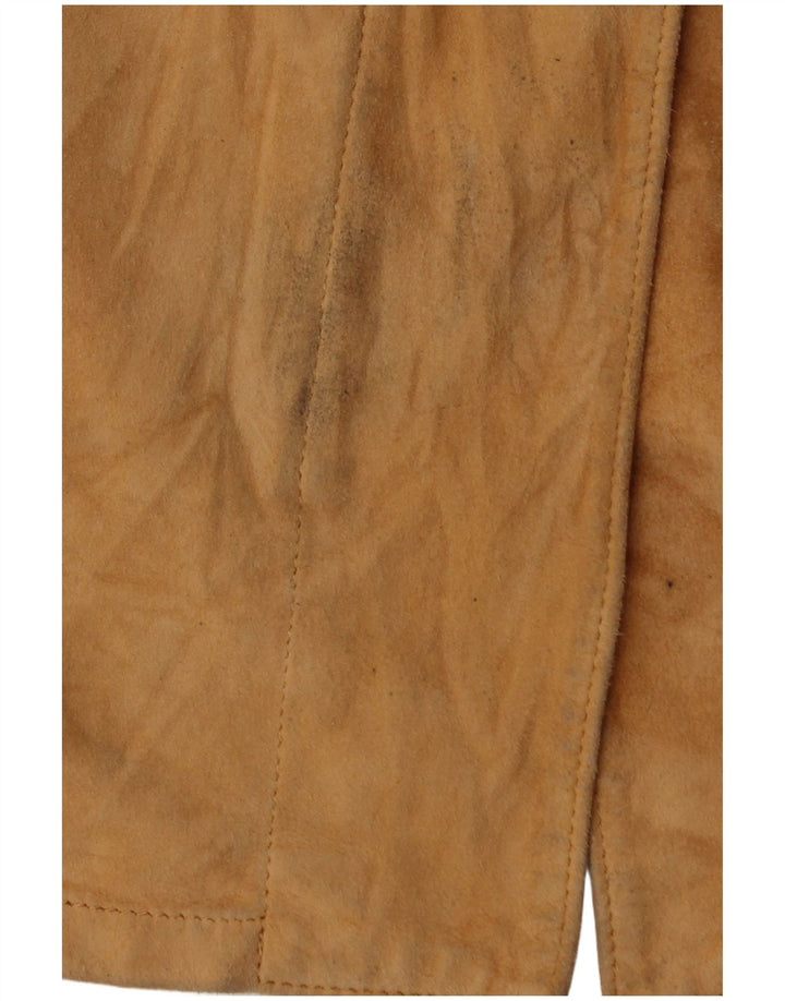 GIMO'S Dame Ruskindsjakke UK 12 Medium Beige