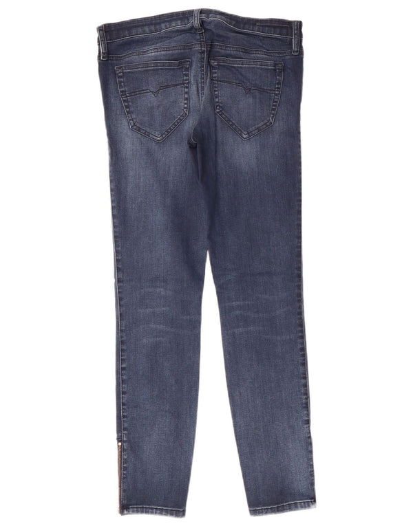 Diesel Dame Skinzee-Lav Lynlås Skinny Jeans med lav talje W28 L26 Blå