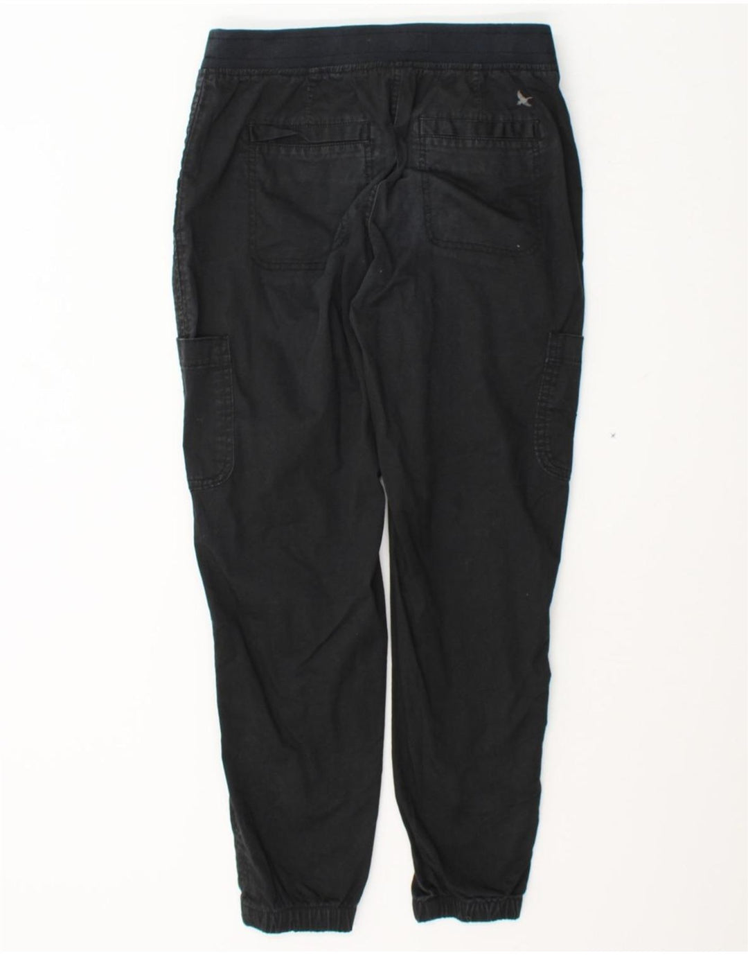 EDDIE BAUER Womens Joggers Cargo Trousers US 2 XS Black Cotton Vintage Eddie Bauer and Second-Hand Eddie Bauer from Messina Hembry 