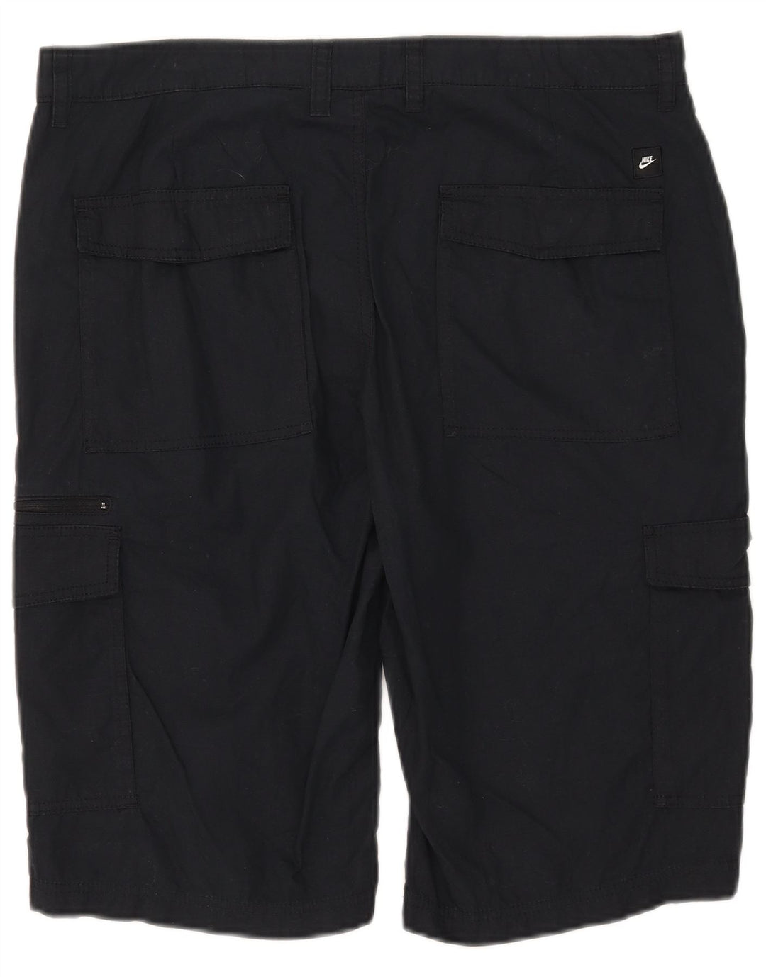 Nike Herre Cargo Shorts W36 Large Black Bomuld
