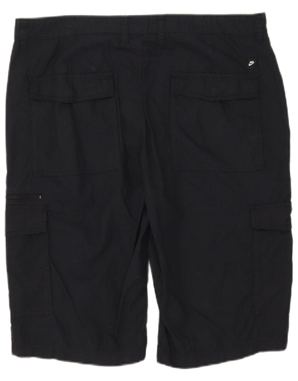 Nike Mens Cargo Shorts W36 Large  Black Cotton