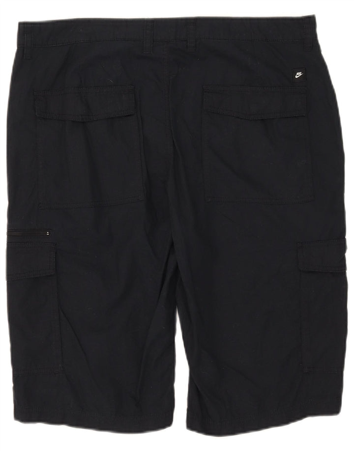 Nike Herre Cargo Shorts W36 Large Black Bomuld