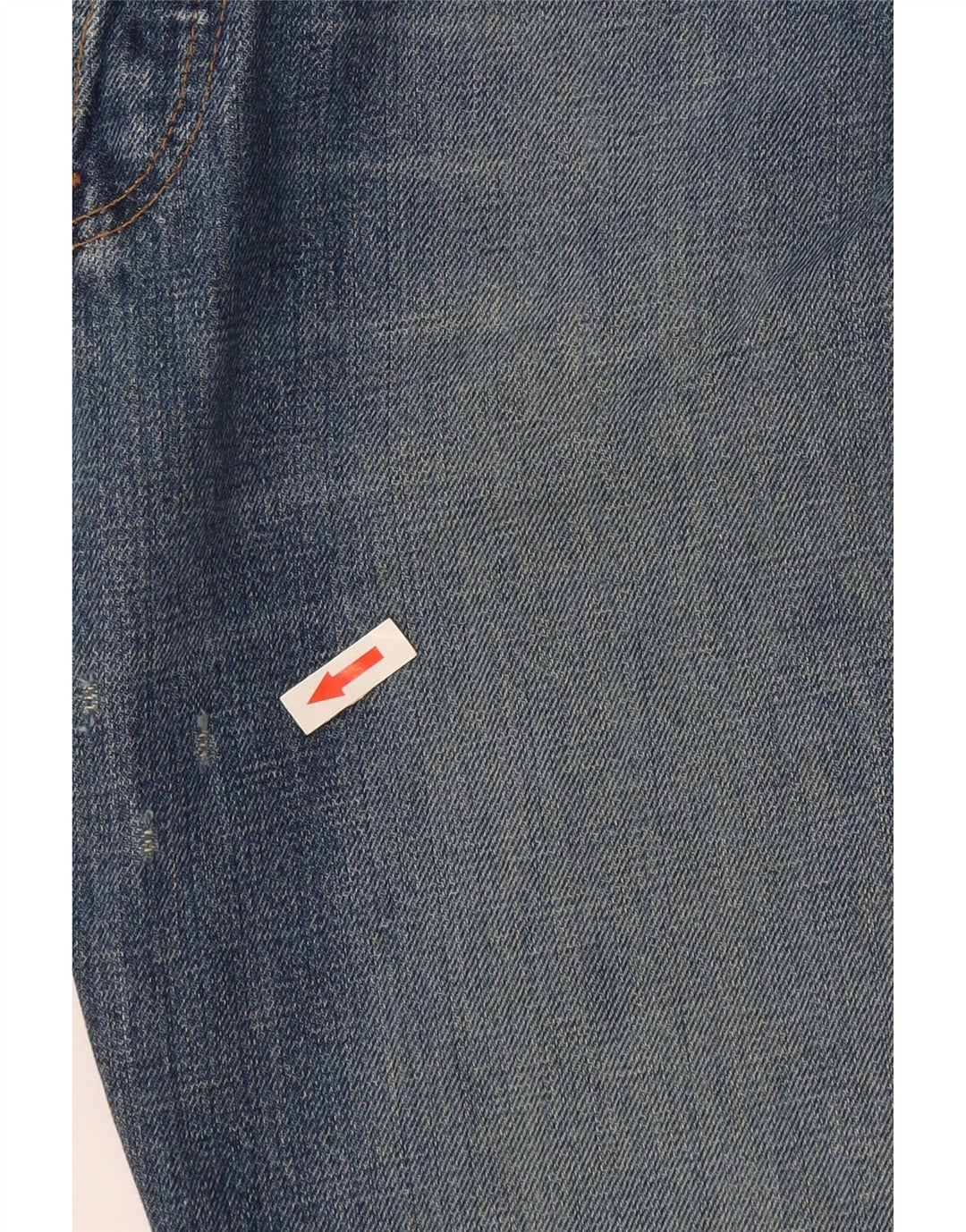 Levi's Herre 501 Distressed Straight Jeans W27 L32 Blå Bomuld