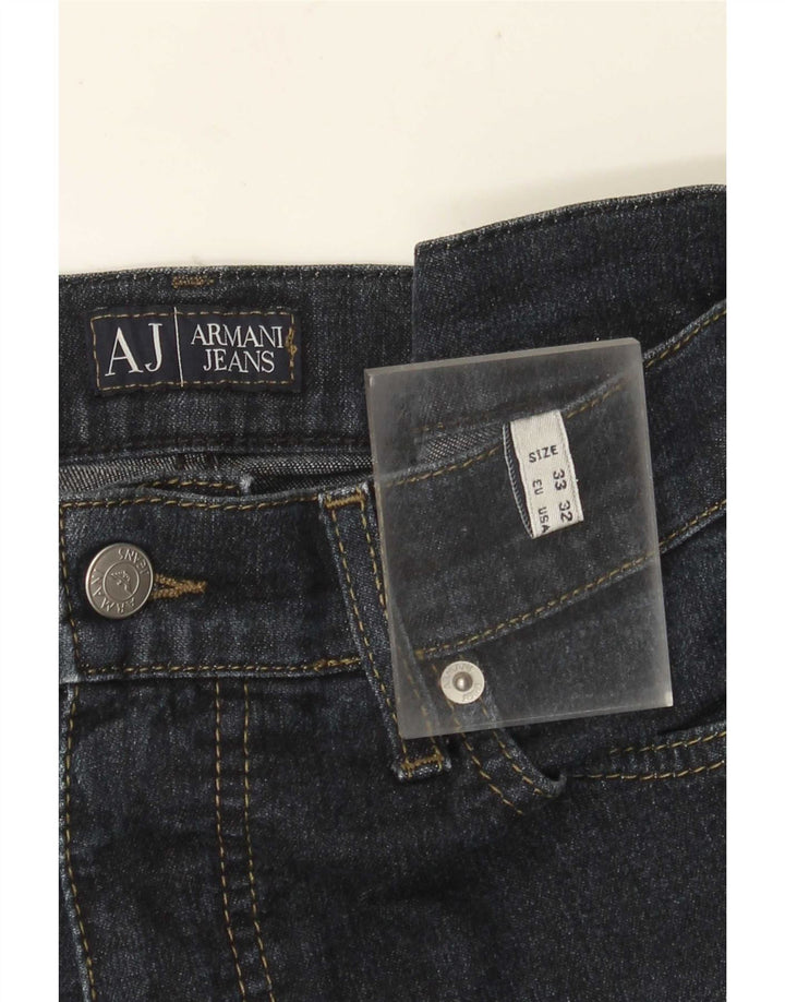 Armani Jeans Dame Straight Jeans W33 L34 Marineblå