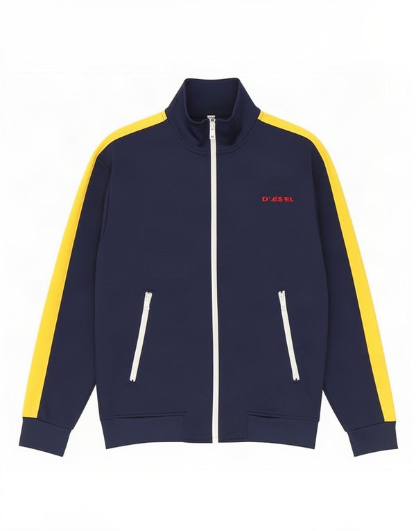 Diesel Træningsdragt til mænd Topjakke Medium Marineblå Colourblock Polyester