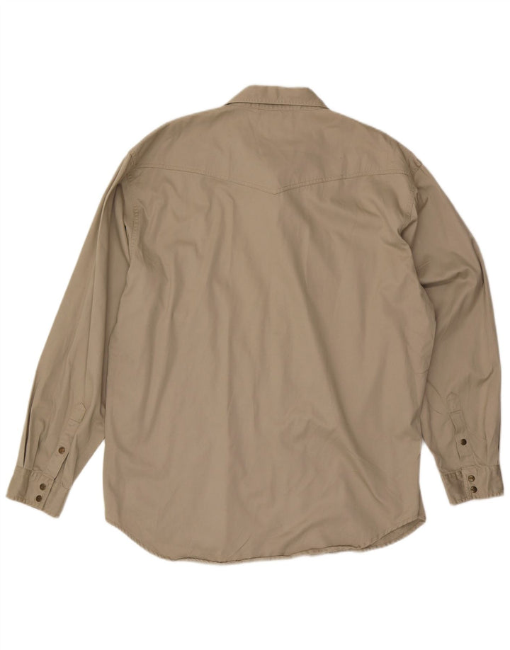 Wrangler herreskjorte 2XL beige bomuld